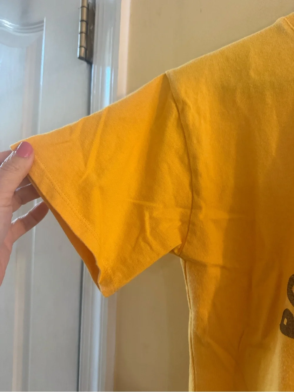 The Rolling Stones Kids Yellow Graphic Tee - Iconic Tongue Logo
